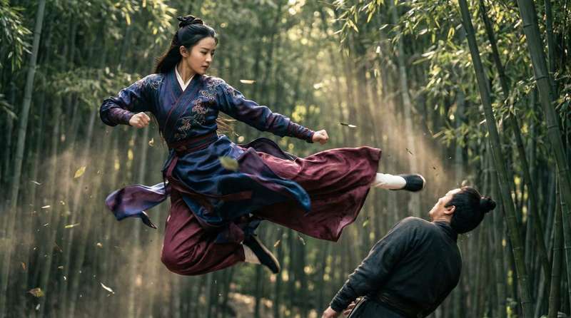 抖音揭秘武侠短片视频